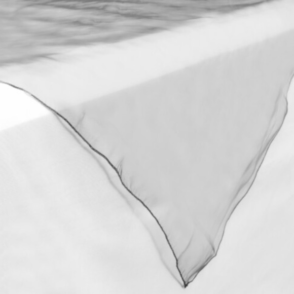 Silver/Gray Table Overlay - Picture 2 of 2